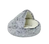 TMAOZW Cama for Gatos, colchón for Mascotas, Nido cálido for Dormir reparador, Cueva for Perros pequeños, Gatitos, Adecuado for Gatos, Perros, Juego, Descanso, Almuerzo(Grey)