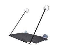 TMAOZW Hamaca for Gatos, Cama con Ventana, Gatito, Asiento Soleado, Colgante, Adecuado for Gatos de Interior, Lavable, Perro pequeño(Black Single Layer)