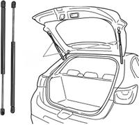 TMAR 2Pcs Puntales Resorte Gas Maletero Coche,para Mazda 3 BK Hatchback 2004-2009(OEM-BP4K63620D)-54cm, Choque Soporte De Maletero Trasero Varilla Hidráulica Amortiguador
