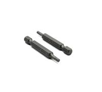 TMAX 25 piezas H-3 hexagonal de 1/8 pulgada de impacto listo 2 pulgadas de longitud destornillador inserto brocas vástago hexagonal con ranura de liberación rápida