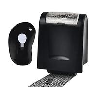 TMBMLPP Sello de Protección de Identidad, Protección de Datos, Sello de Rollo, Protección de Datos y Cortador de Cartón, Sello de Protección de Datos Rellenable, para Privacidad, Protección de Datos