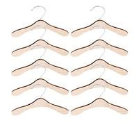 Tmboryuu 10 perchas prácticas antideslizantes de madera para mascotas, para mantener limpio y organizado, regalo para mascotas, diseño de gancho delgado para ahorrar espacio