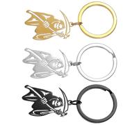 Tmboryuu 3 llaveros de los segadores, accesorios de bolsa punk, accesorios de acero inoxidable, llavero de manualidades para fiesta de Halloween, accesorios de regalo, llaveros decorativos