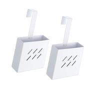 Tmboryuu 304 - Soporte de acero inoxidable para limpiar tanques de inodoro, gancho ajustable, instalación de liberación de herramientas, organizadores de baño resistentes para uso prolongado, clip