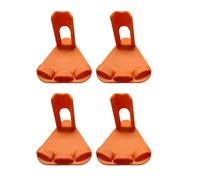 Tmboryuu 4 férulas PETG Verdes para Enmienda de Patas de Aves de Corral para abordar Problemas falanges rizadas y roturas, incluida guía de organización Simple, cómoda férula para Pollo