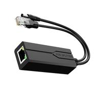 Tmboryuu Adaptador Divisor de alimentación a través de Ethernet Compatible con IEEE802.3af / at para conversión de 48 V a de 12 V Que Ofrece Compatible con Gigabit Ethernet y compatibilidad