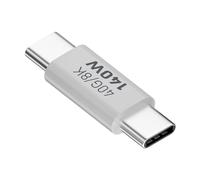 Tmboryuu Adaptador USB C de aleación de aluminio de 140 W, 40 G, 8 K60 Hz, protege la carga rápida y transferencia de datos, adaptador USB C de alta velocidad