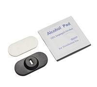 Tmboryuu Almohadilla de seguridad para cuaderno de seguridad con hebilla antirrobo, base de fijación, adhesivo fuerte para laptop, tablet, kit de agujeros para laptop