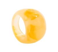 Tmboryuu Anillos de resina de Artesanía resistente a las manchas Ajuste transpirable Joyería multifuncional Adecuado para múltiples ocasiones Anillos de dedo de resina de arte único