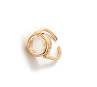 Tmboryuu Anillos que se pueden abrir a de Color para mujer, banda de boda con apertura ajustable, forma de corazón/redonda, accesorio personalizable, anillos cómodos
