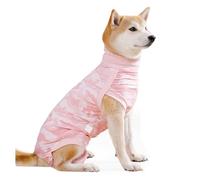 Tmboryuu Body quirúrgico para perros, traje de recuperación postoperatoria que evita lamer heridas abdominales, diseño cómodo y transpirable