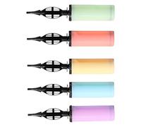 Tmboryuu Bombas de globo de llenado rápido con plastómero de durabilidad, compactas, bombas manuales para reuniones familiares, decoraciones de vacaciones, inflador de globos de fiesta al aire libre