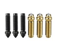 Tmboryuu Boquilla Hotend para Impresora de aleación de Varios tamaños, 0, 2mm, 4mm, 6mm, 8mm, para impresión de precisión, Boquilla de impresión de Rendimiento, 6 uds