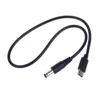 Tmboryuu Cable de alimentación Macho Tipo C con Enchufe coaxial, 15V | PD a conexión de alimentación de corriente continua, enchufe coaxial para equipos compatibles, destinado