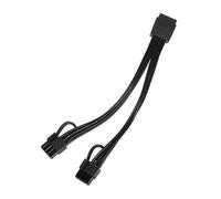Tmboryuu Cable de extensión de alimentación PCIe de 16 Pines a Doble 8 Pines PVC Engrosado de 16 AWG para un procesamiento de gráficos Fluido Cable de extensión de alimentación de Tarjeta gráfica