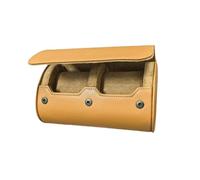 Tmboryuu Caja de reloj de piel sintética de 1/2 / 3 ranuras para caja de almacenamiento protectora con interior suave y funda de diseño para coleccionista