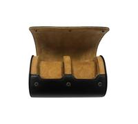 Tmboryuu Caja de reloj de piel sintética de 1/2 / 3 ranuras para caja de almacenamiento protectora con interior suave y funda de diseño para coleccionista