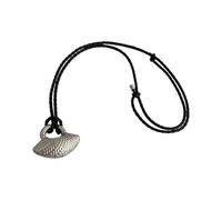Tmboryuu Collar de cuerda con colgante de paja tejida de longitud ajustable de lujo, diseño francés para uso diario y fiestas, para mujer