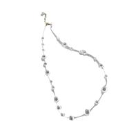 Tmboryuu Collar moderno y ajustable con cristales de aleación resistente para eventos nocturnos o estilos casuales, joyería nupcial, talla única, como se describe, como se describe