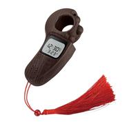 Tmboryuu Contador Digital portátil de bajo Consumo, Wood Grain Coffee | Dispositivo de oración para meditaciones, relajación y alivio del estrés con descompresiones, regalo para creyentes