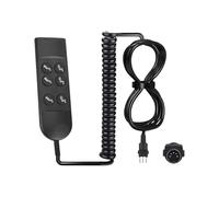 Tmboryuu Controlador manual de sofá eléctrico, 6 botones, 5 pines, interruptores de mano, controlador eléctrico reclinable para silla elevadora, botón de elevación