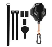 Tmboryuu Correa de remolque ajustable para bicicleta con capacidad de carga de 120 kg para asegurar aventuras de senderos de montaña para padres e hijos, cuerda de remolque desmontable resistente