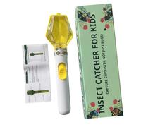 Tmboryuu Cubierta portátil de para atrapamoscas con Lentes, White | Control de receptor seguro para uso en interiores y exteriores, dispositivo reutilizable, dormitorio, jardín,