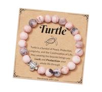 Tmboryuu de tortugas unisex Cadena de aleación de zinc Pulsera ajustable Joyería artesanal de aleación de zinc para uso diario Traje casual Joyería de amistad elegante para parejas