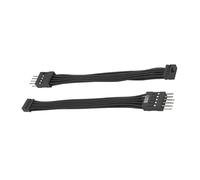 Tmboryuu Easy Plugs and Play Cable de Conectores USB Macho de 9 Pines a de 10 Pines para Escritorio No se requieren Herramientas Cable de extensión de instalación Simple Organizadores de Ventilador