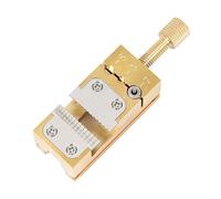 Tmboryuu Eficiente Cuprum - Soporte para rueda de reloj, abrazadera de tornillo de banco para rueda fácil y reparación de relojes de pulsera