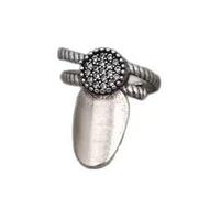 Tmboryuu Elegante joyería ajustable acentuada con circonitas, diseños simbólicos inspirados en la naturaleza, banda abierta, One Size, como se describe, como se describe