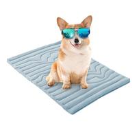 Tmboryuu Estera de refrigeración de Temporada para caninos, Gatos, reciclable, Velutina, fría, Estera Delgada para Mascotas, Interior, Viaje, Seguro, Masticar, inmune, Perro, Gato, sofá