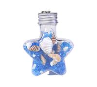 Tmboryuu Estrellas de mar Brillantes Multicolores Conchas mezclan Resina artesanía Botella Adorno para jarrón Relleno Centro de Conchas Mixtas Cuentas de Vidrio
