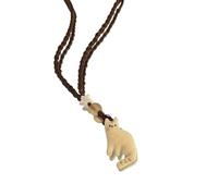 Tmboryuu Ethnic Styles - Cadena para el cuello con cuentas de estrella, longitud ajustable, accesorio de moda con temática de gatos, accesorio para uso diario, collar para propietarios de gatos, talla