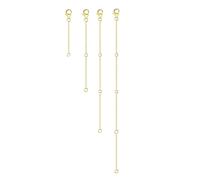 Tmboryuu Extensión de cadena a granel extendida con hebilla de langosta para hacer joyas, ajustable, talla única, como se describe, como se describe