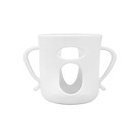 Tmboryuu Funda de silicona a prueba de golpes para biberón con mango ergonómico para agarre térmico, funda de silicona para botella con asa