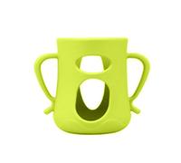 Tmboryuu Funda de silicona a prueba de golpes para biberón con mango ergonómico para agarre térmico, funda de silicona para botella con asa