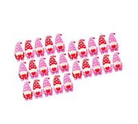 Tmboryuu Gnomos en Miniatura para Ocultar Adornos de corazón de Amor del Día de Valentín Detalles de Escritorio Adornos de gnomos de Boda