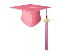 Tmboryuu Gorra de graduación 2026, cómoda y transpirable, para ceremonia de adultos, gorra de tela formal, C, Children model