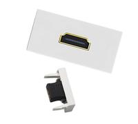 Tmboryuu HDTV - Módulo conector hembra a hembra para placa frontal de pared, fácil instalación, accesorios de cine en casa, módulo HDTV