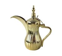 Tmboryuu Hervidor de café de acero inoxidable inspirado en Oriente Medio con cómodo para uso doméstico y en lugar de trabajo Cafetera sencilla