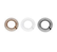 Tmboryuu Juego de 3 peines flexibles para control del cabello que no se tiran, estuche de almacenamiento apto para cabelludo para uso diario, viajes, gimnasio, juego de estuches de almacenamiento