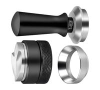 Tmboryuu Juego de Herramientas para expreso de 51mm con Jarra de Prensa de café Profesional y Cepillo de Limpieza Estable, Juego de compactador de café de Acero Inoxidable