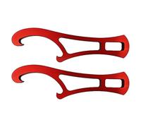 Tmboryuu Juego de llaves de bombero pequeñas de 2 piezas, engranaje de aleación de aluminio permanente para reparaciones de crisis y dinámica, llave de aleación de aluminio