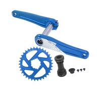 Tmboryuu Juego de Platos y bielas con Varilla de 24 mm, aleación de Aluminio, 3 Tornillos de fijación Directa, Estrecho y Ancho, 34T, y vacío, Compatible con la mayoría de los Esqueletos de Ciclo