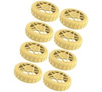 Tmboryuu Juego de protectores de rueda de silicona diseñados para proteger de la abrasión a prueba de golpes para aeropuertos y estaciones de tren, equipaje, 8 unidades de protección de almacenamiento