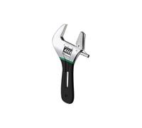 Tmboryuu Llave ajustable profesional con agarre de doble revestimiento, antipasos, para mantenimiento industrial y fontanería, ajuste del rodillo, llave ajustable