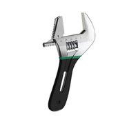 Tmboryuu Llave ajustable profesional con agarre de doble revestimiento, antipasos, para mantenimiento industrial y fontanería, ajuste del rodillo, llave ajustable