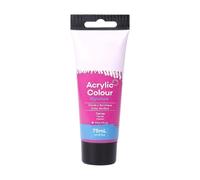 Tmboryuu Pinturas acrílicas profesionales de 75 ml, tubos de pigmentos para artistas de todos los niveles, ideal para lienzos, pintura no tóxica
