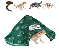Tmboryuu Plan de Aguja Natural Herpeton Cueva Refugio para sapos Aire Libre lagartos Impermeable colofonia Jaula para Mascotas Aire Libre Herpeton Habitat Cubierta de jardín